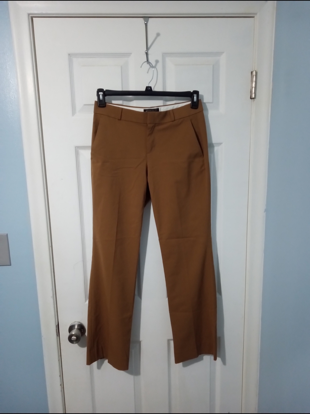 Banana Republic Women's Straight-Leg Dress Pants in Camel